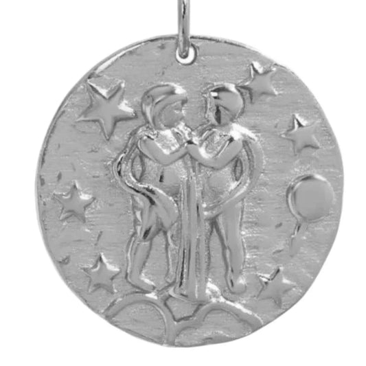 Women'z Gemini Zwilling Zodiac Sign Necklace