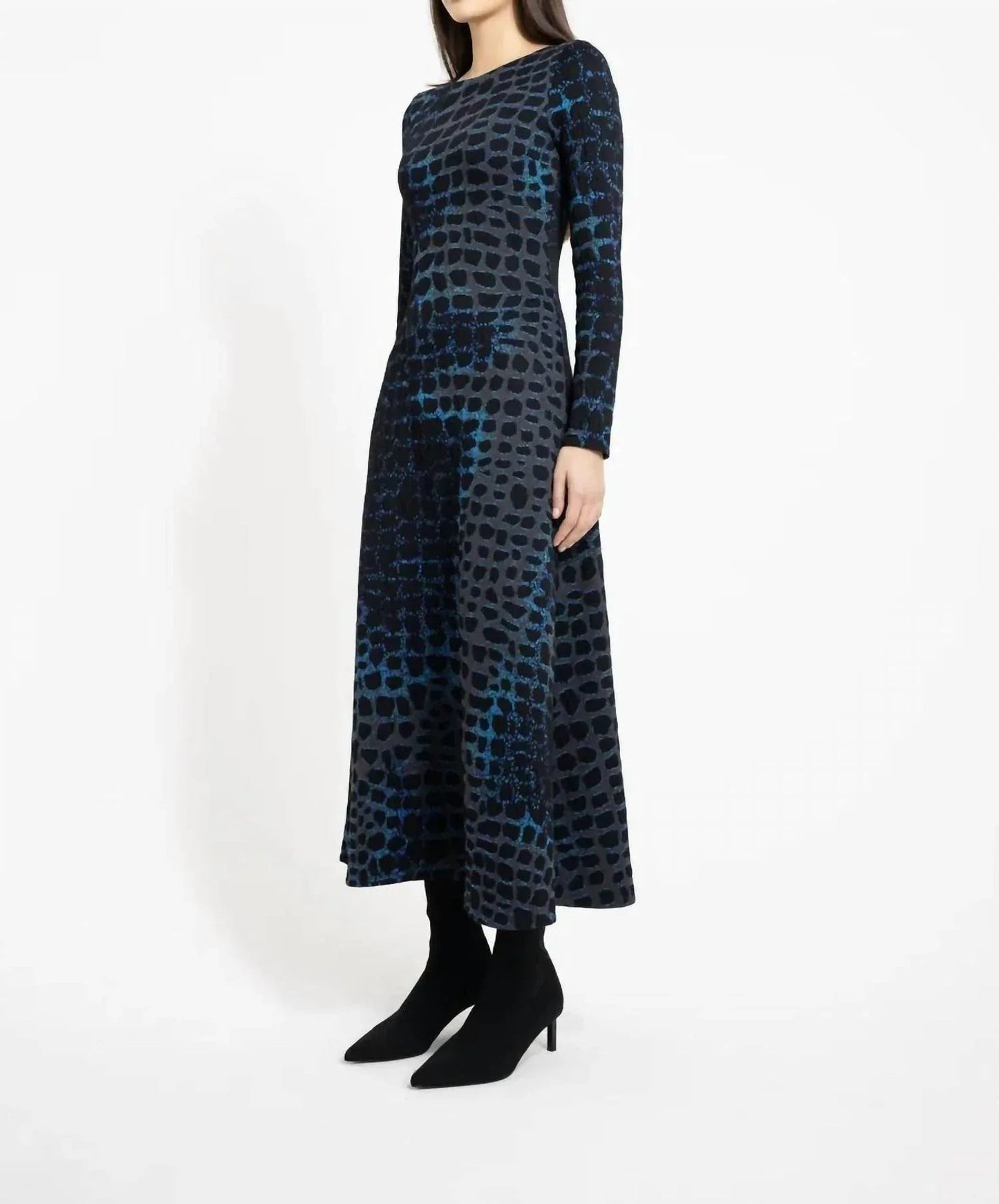Romina Knit Jacquard Dress