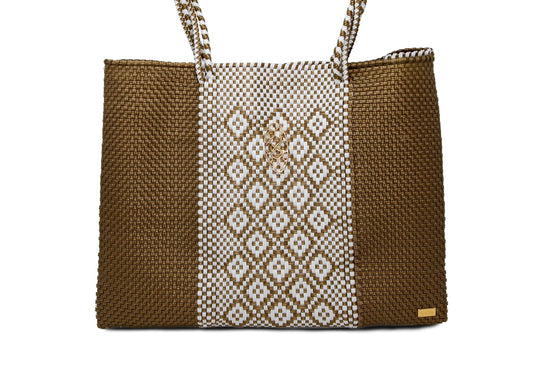 Women's Travel Handmade Aztec Tote Bag With Clutch