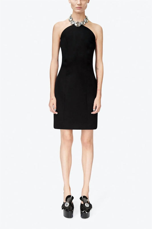 Crystal Halter Dress