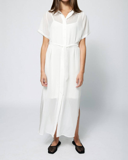 Chiffon Shirt Dress