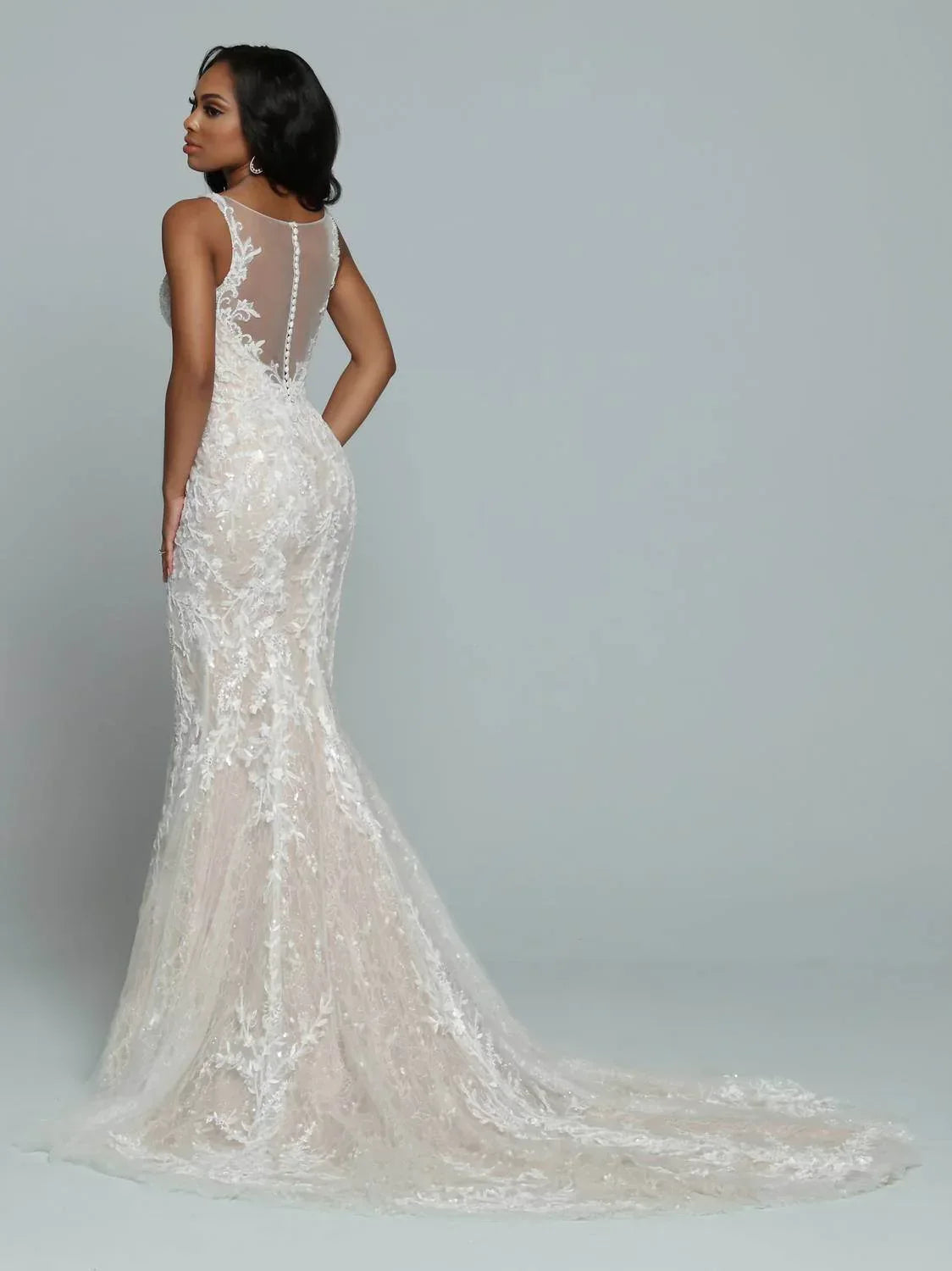 Ärmelloses Brautkleid