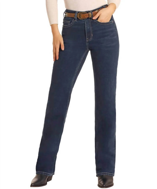Boot Stitch High Rise Jean
