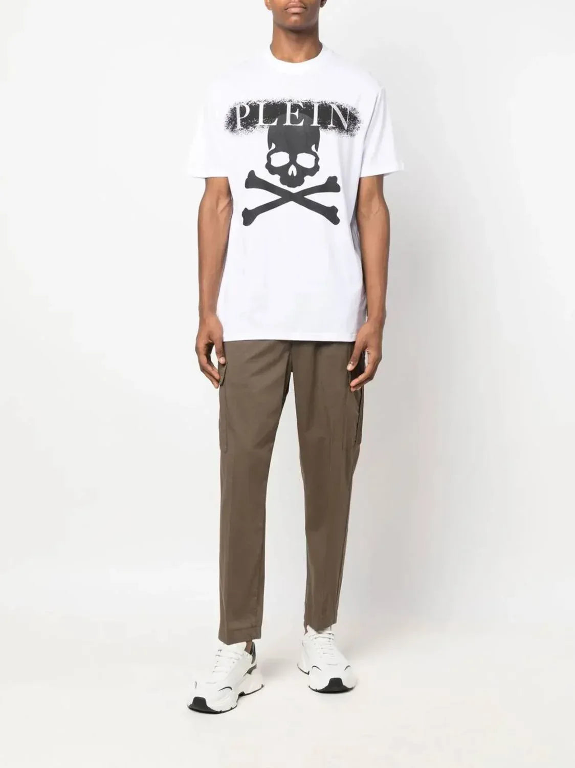Rhinestone Logo Skull T-shirt