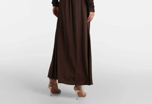 Charlotte Off-shoulder Jersey Maxi Dress