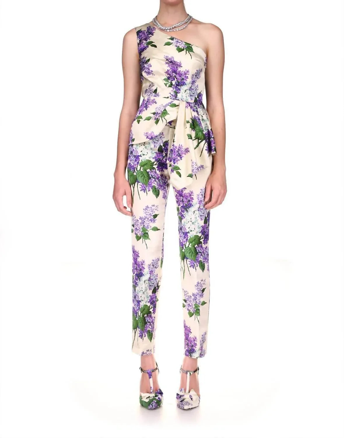 Lilac Garden Slim Trouser