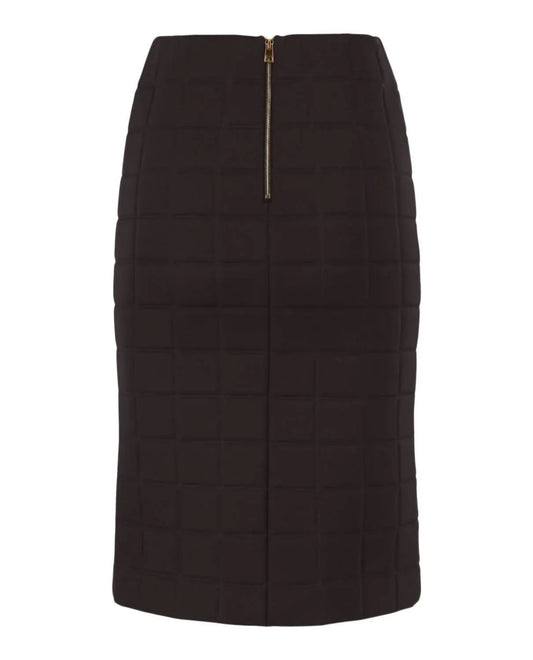Women's Quilted Pencil Skirt