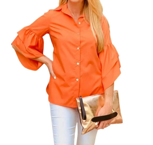 CAMELLIA TIER SLEEVE SHIRT