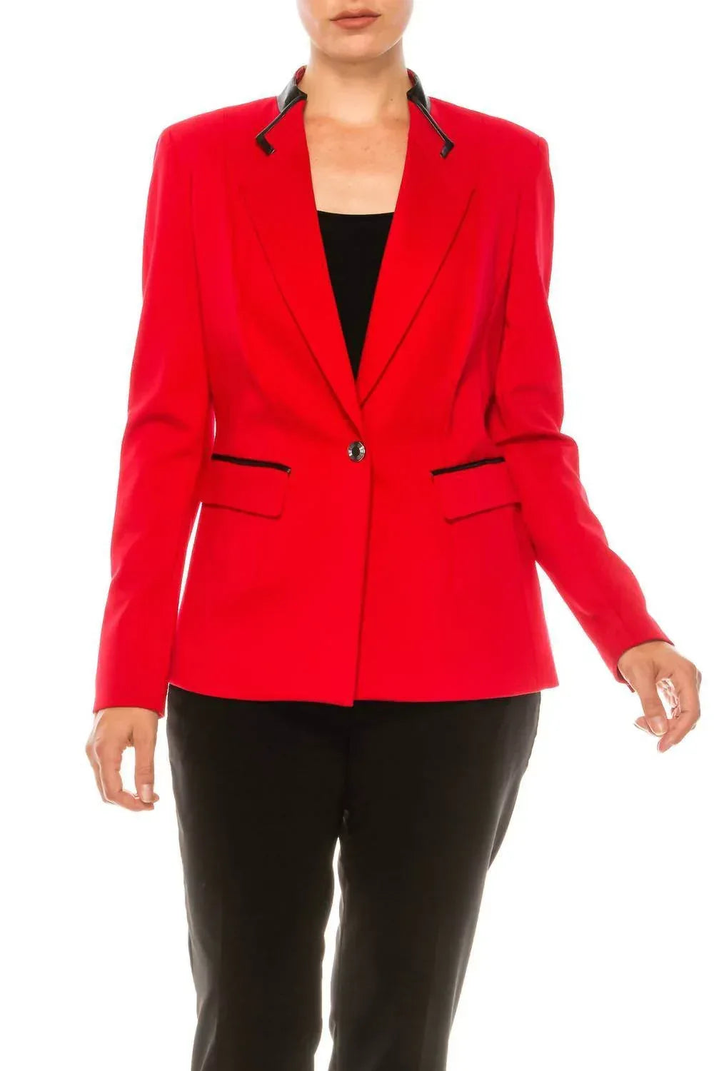 Long Sleeve Button Front Blazer