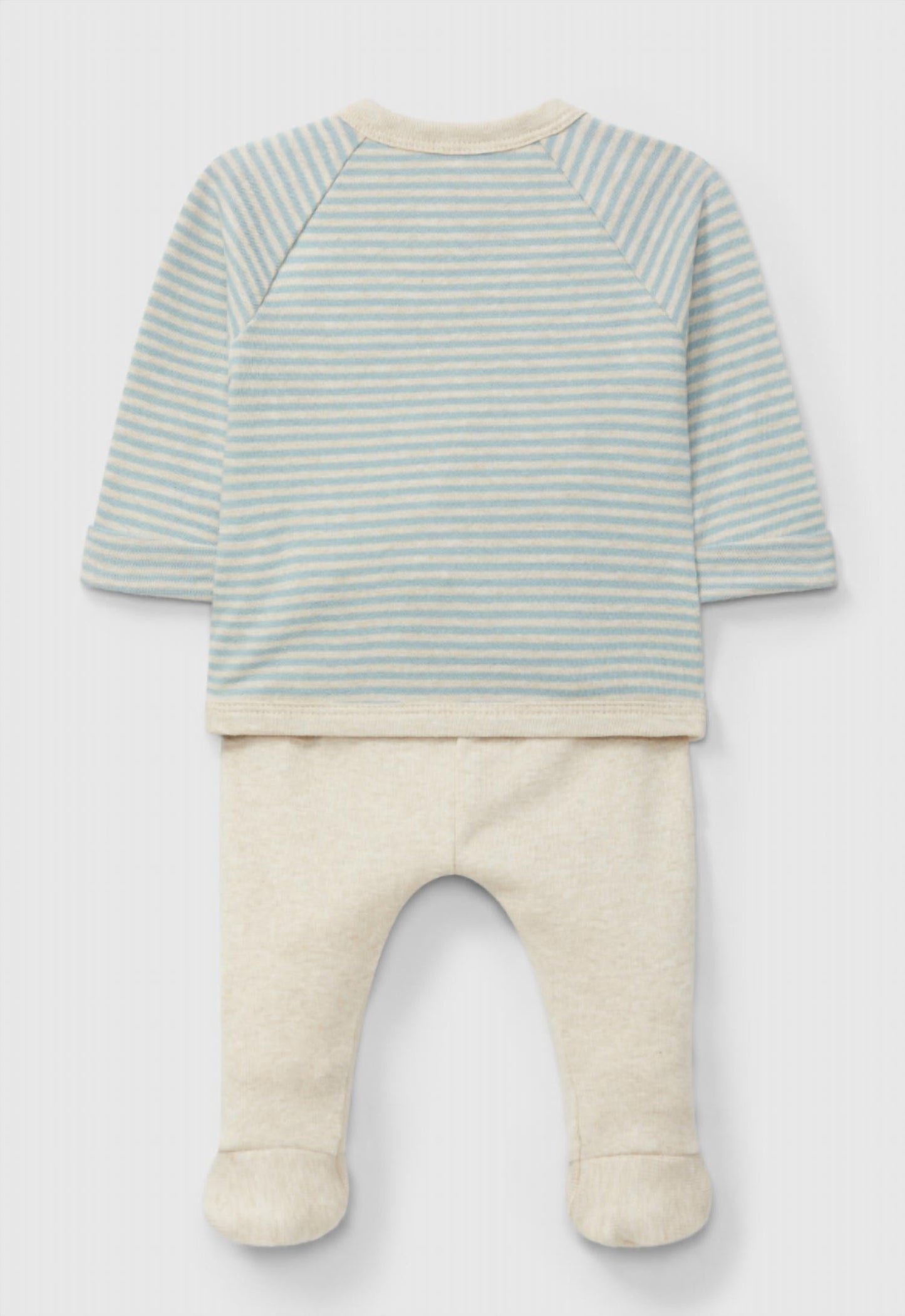 Kid's Long Sleeve Komono With Footie Legging And Hat Set