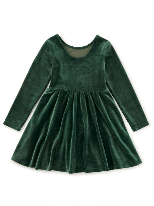 Mädchen Ballett-Samtkleid