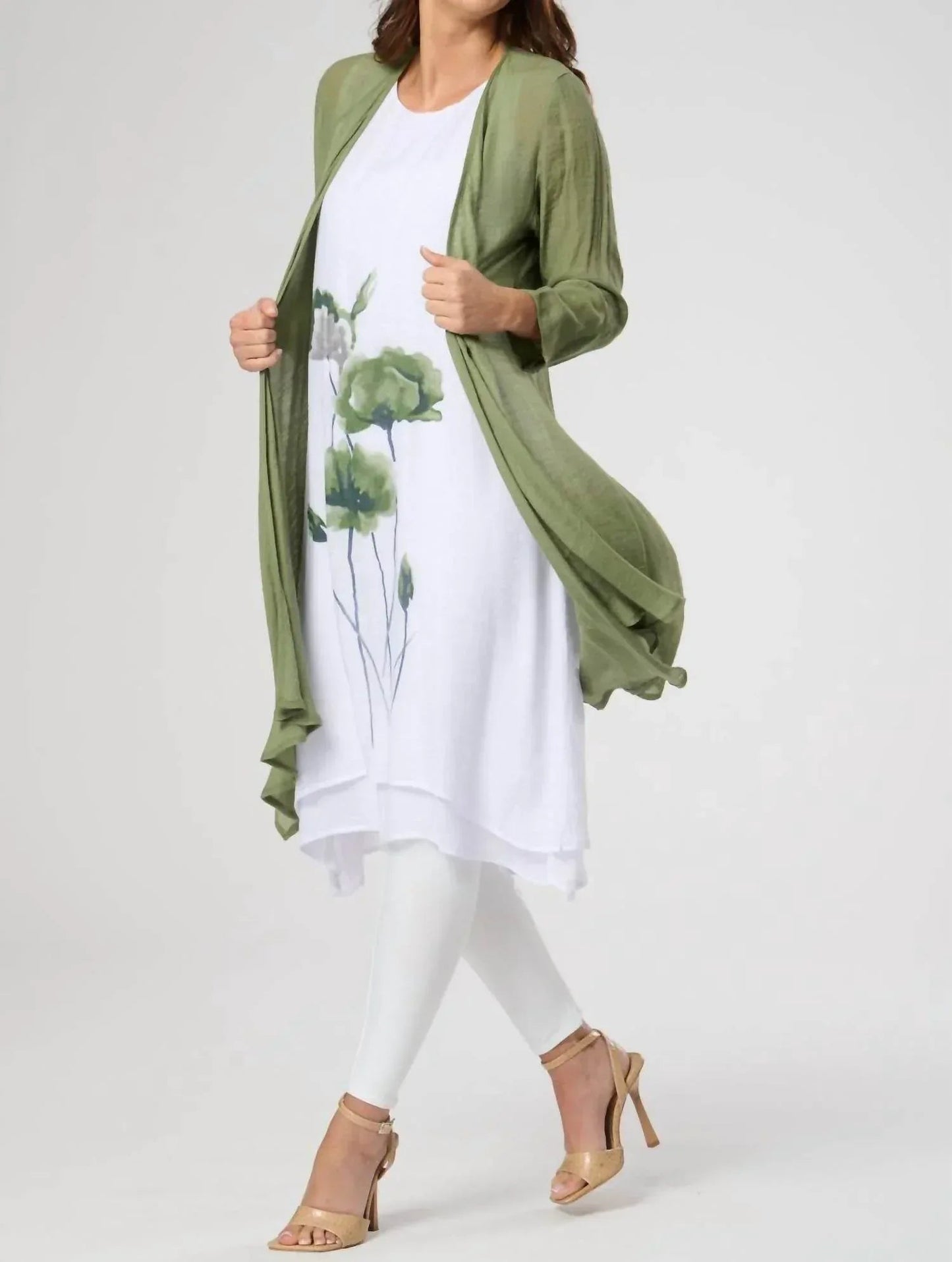 Long Dress With Jacket Set