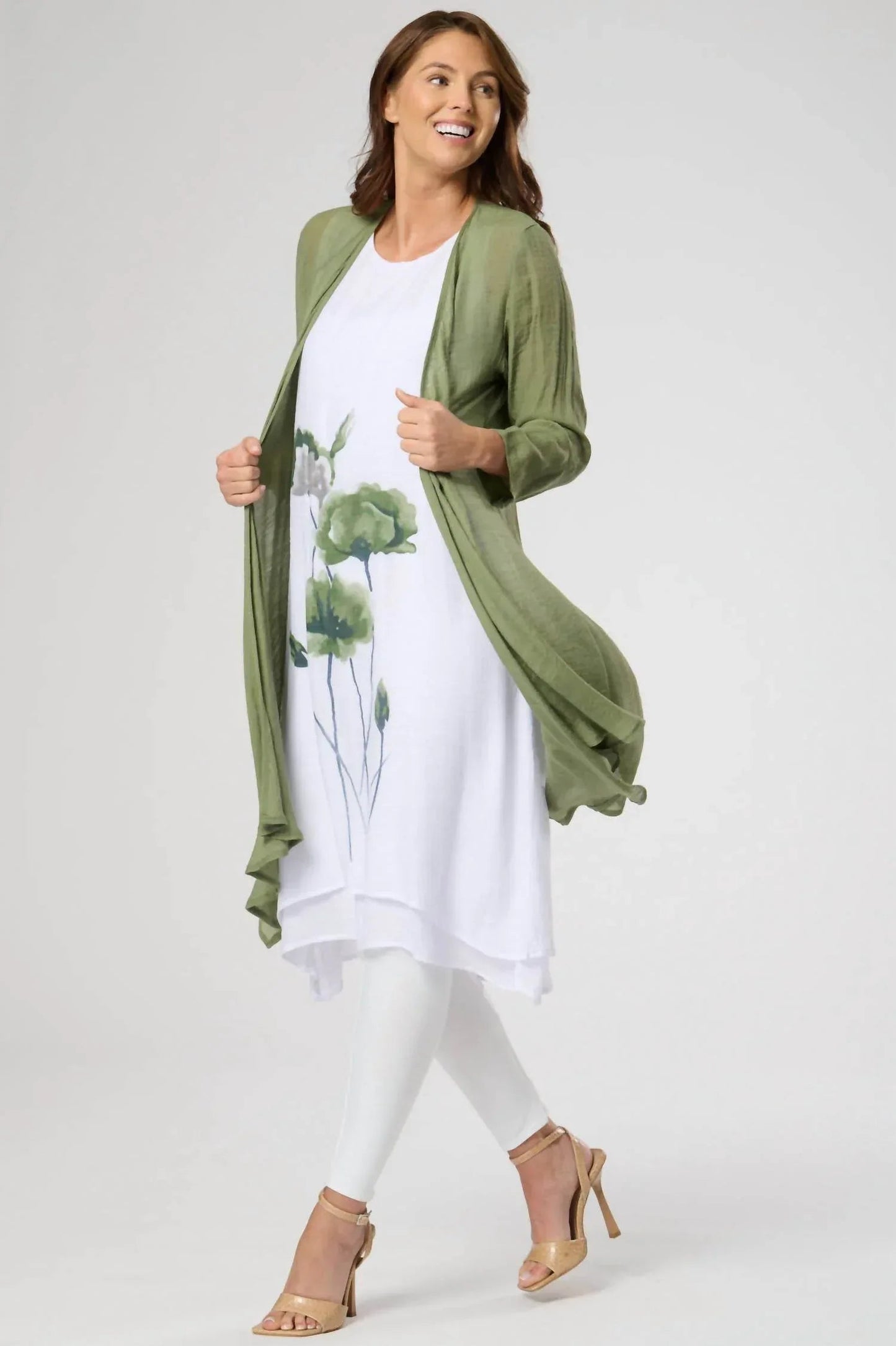 Long Dress With Jacket Set