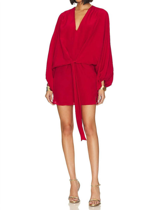 Calla Mini Silk Dress