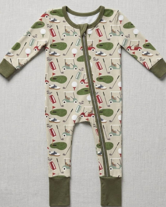 Baby's Pajama Convertible Footie Romper