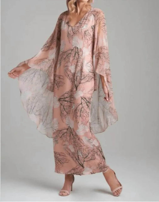 Angelina Silk Maxi Dress