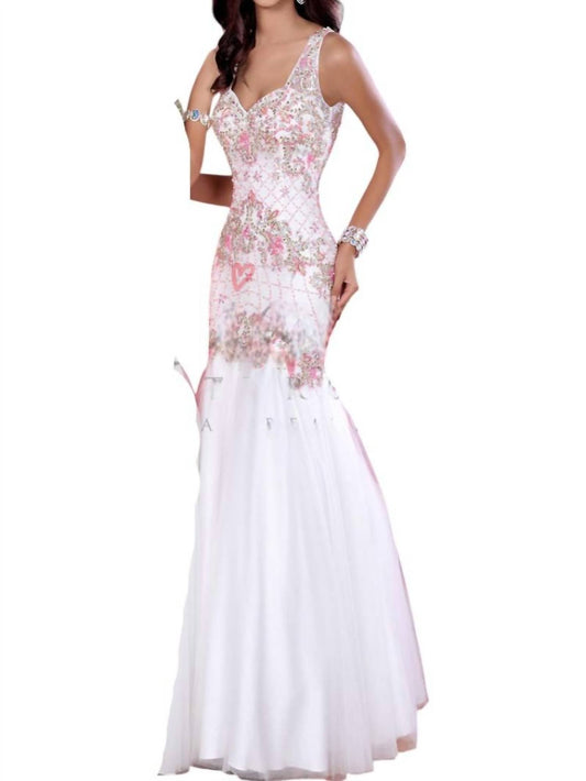 Envious Couture V-neck Prom Dress