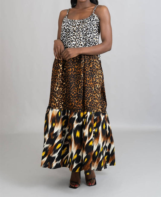 Animal Print Maxi Dress