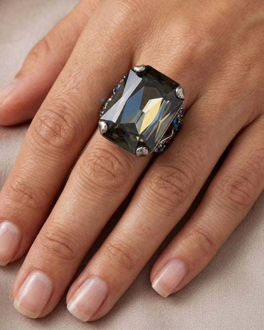 Women's Hematite Ring