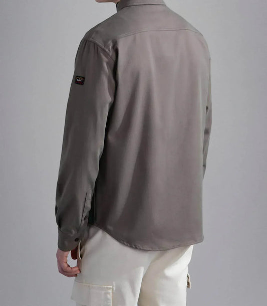 Overshirt aus Stretch-Baumwolle