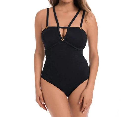 Double Strap One Piece Swimsuit