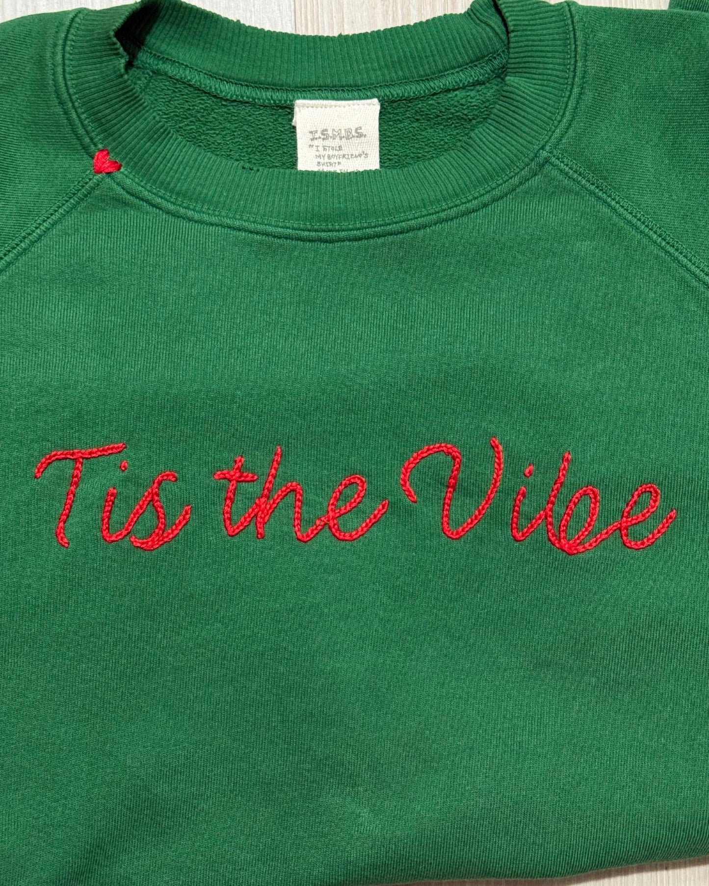 Tis The Vibe Crewneck-Sweatshirt