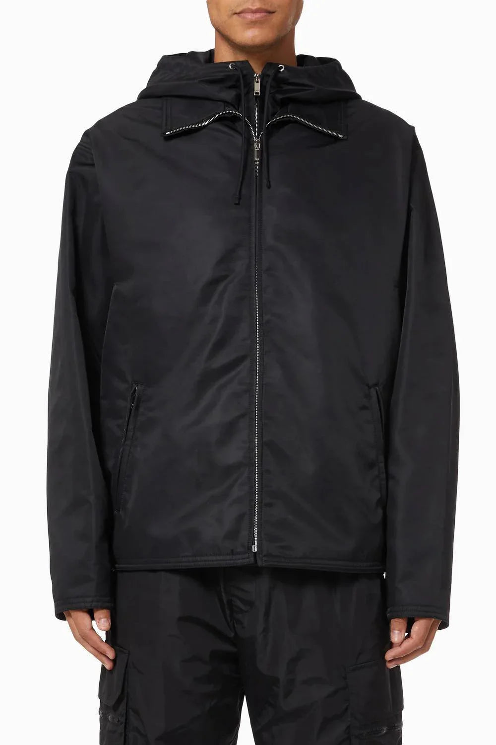 Nylon Pea Coat