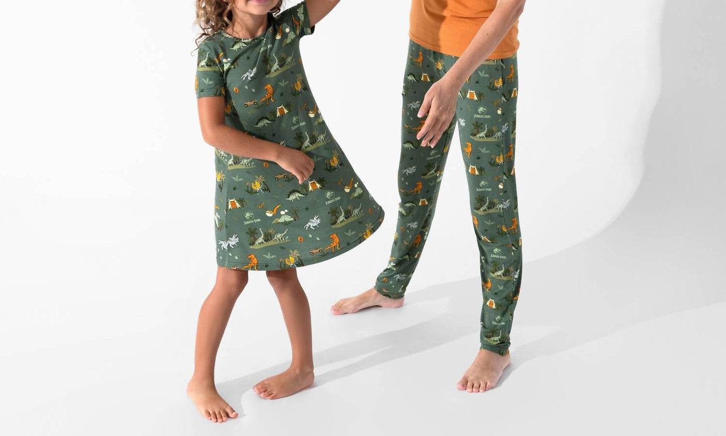 Damen Jurassic Park Safari Bambus Pyjama Set