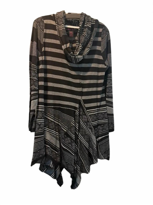 Women's Long Sleeve Tunic With Scarf