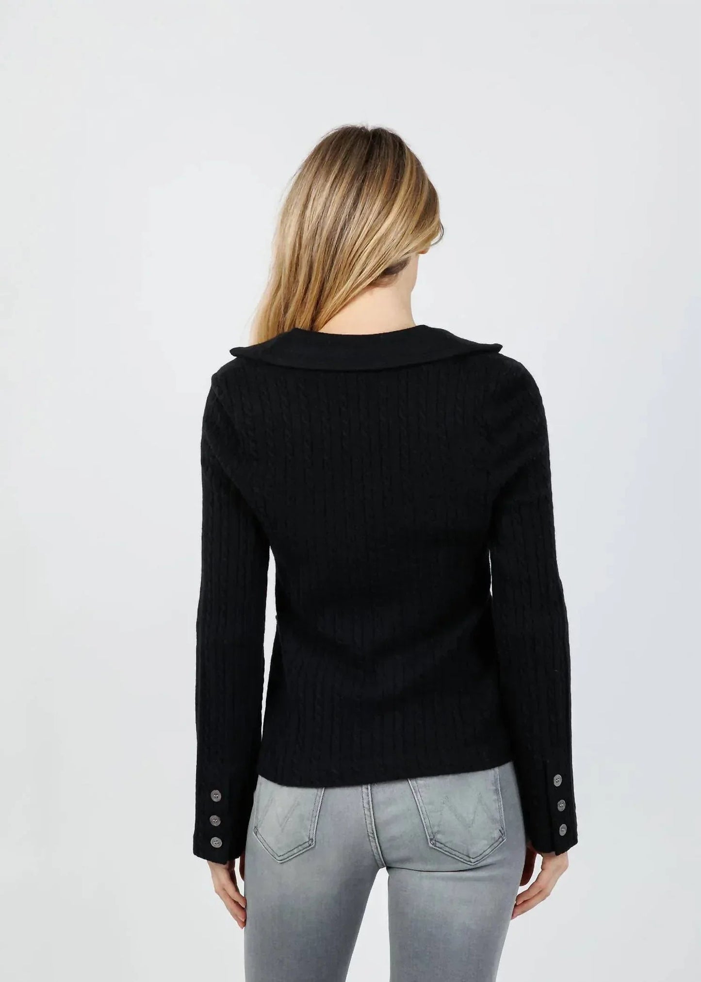 Casey Kaschmir-Zopfmuster-Blazer