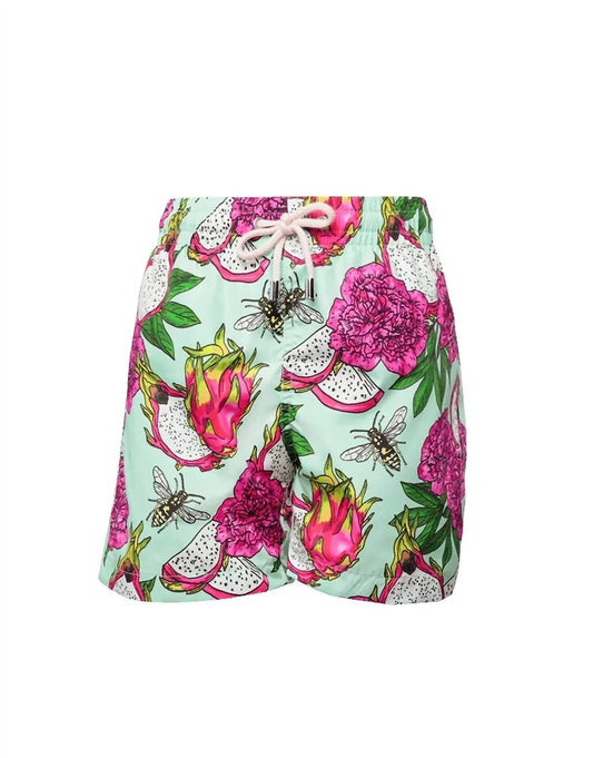 Boy's Printed Swim Shorts
