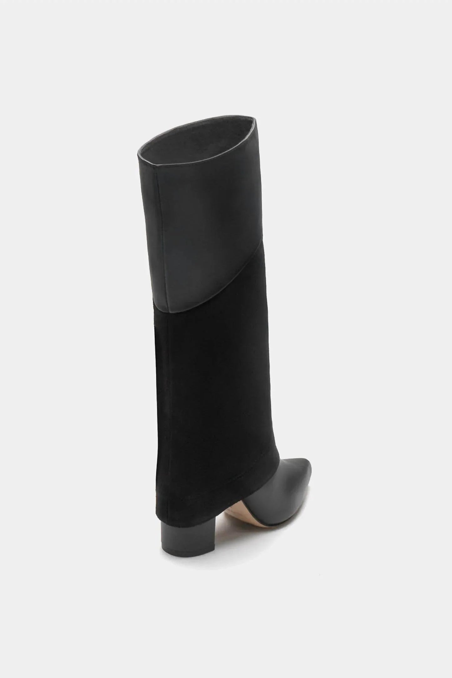 Women's Leather Tall Overlay Boots