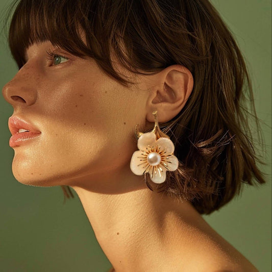 Women's Waterlily Earring