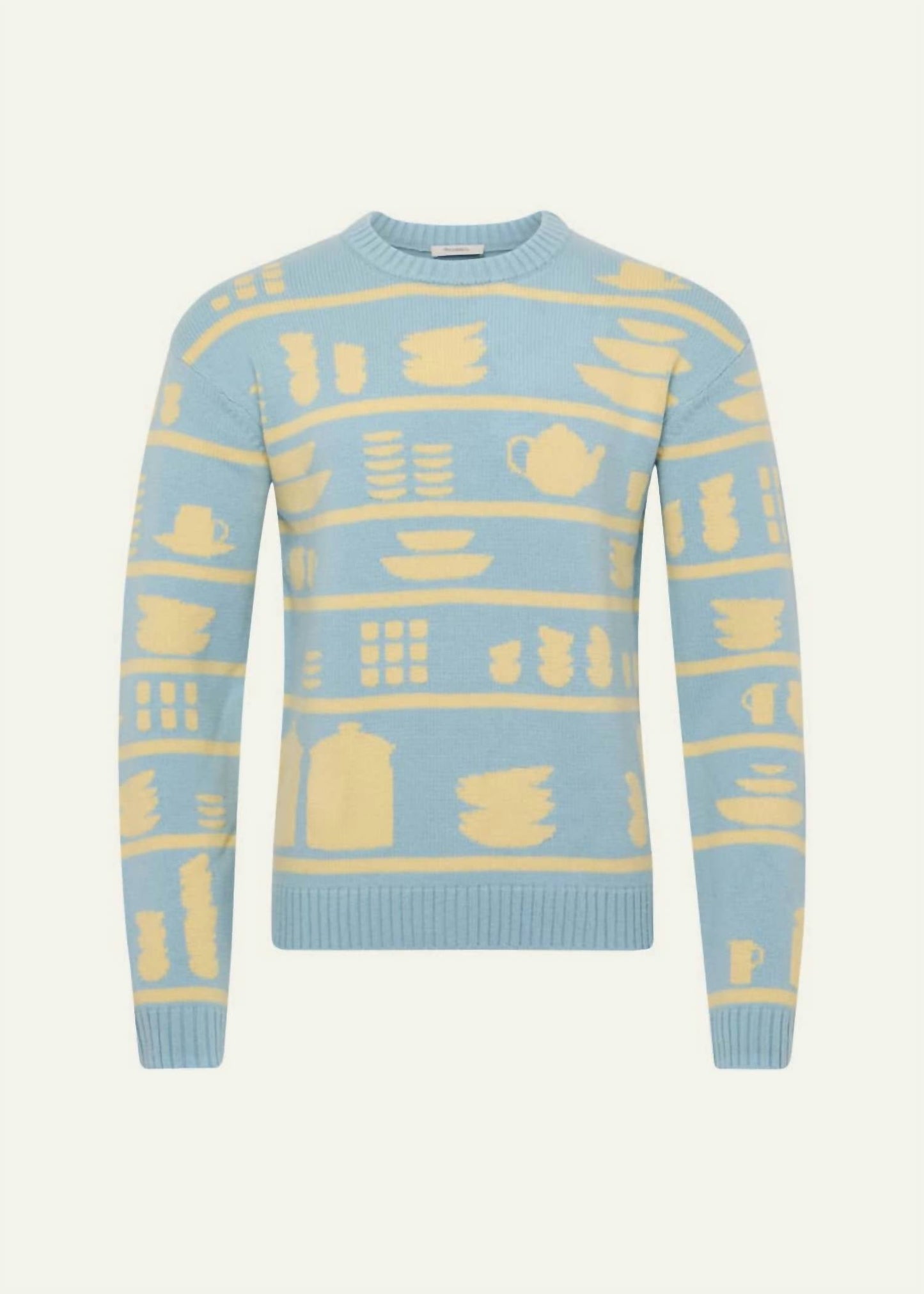 Pullover mit Geschirr-Jacquardmuster