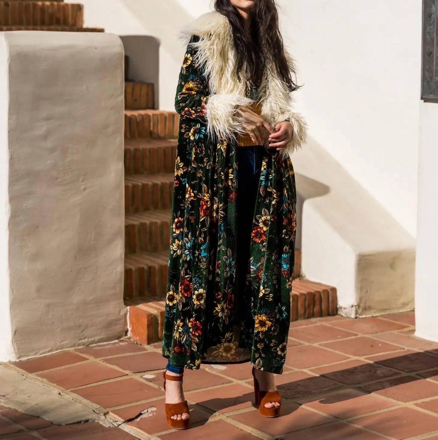 Penny Pine Blossom Kunstpelzjacke