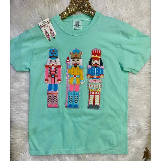 Women's Nutcracker Chenille Patch Tee