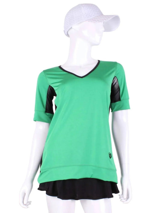 Damen Baggy V-Shirt