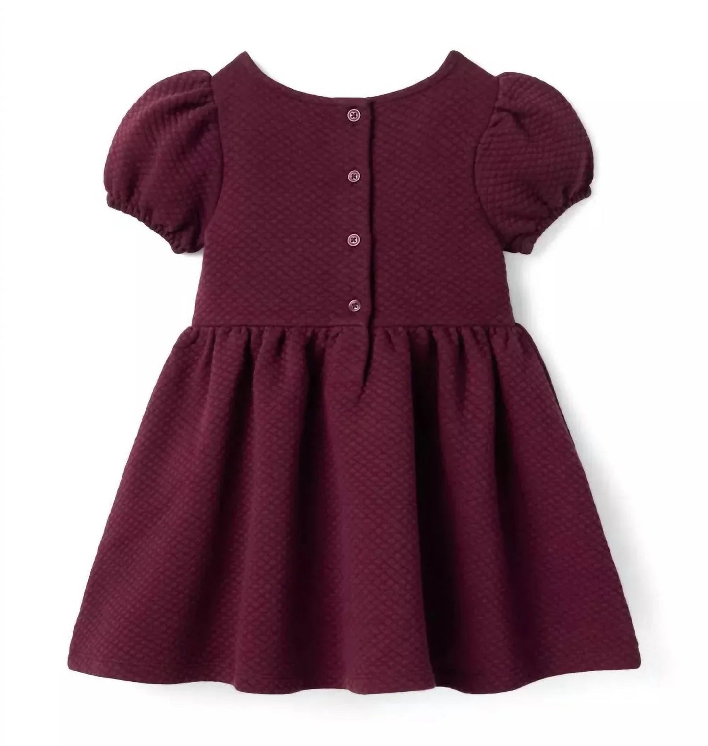 Gestepptes Kleid mit Schleife für Kinder