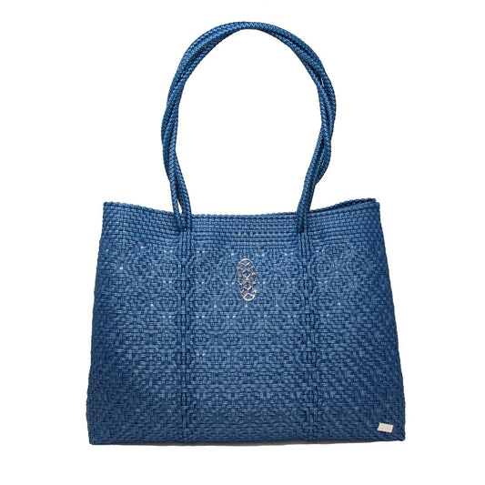 Women's Travel Woven Tote Bag With Clutch