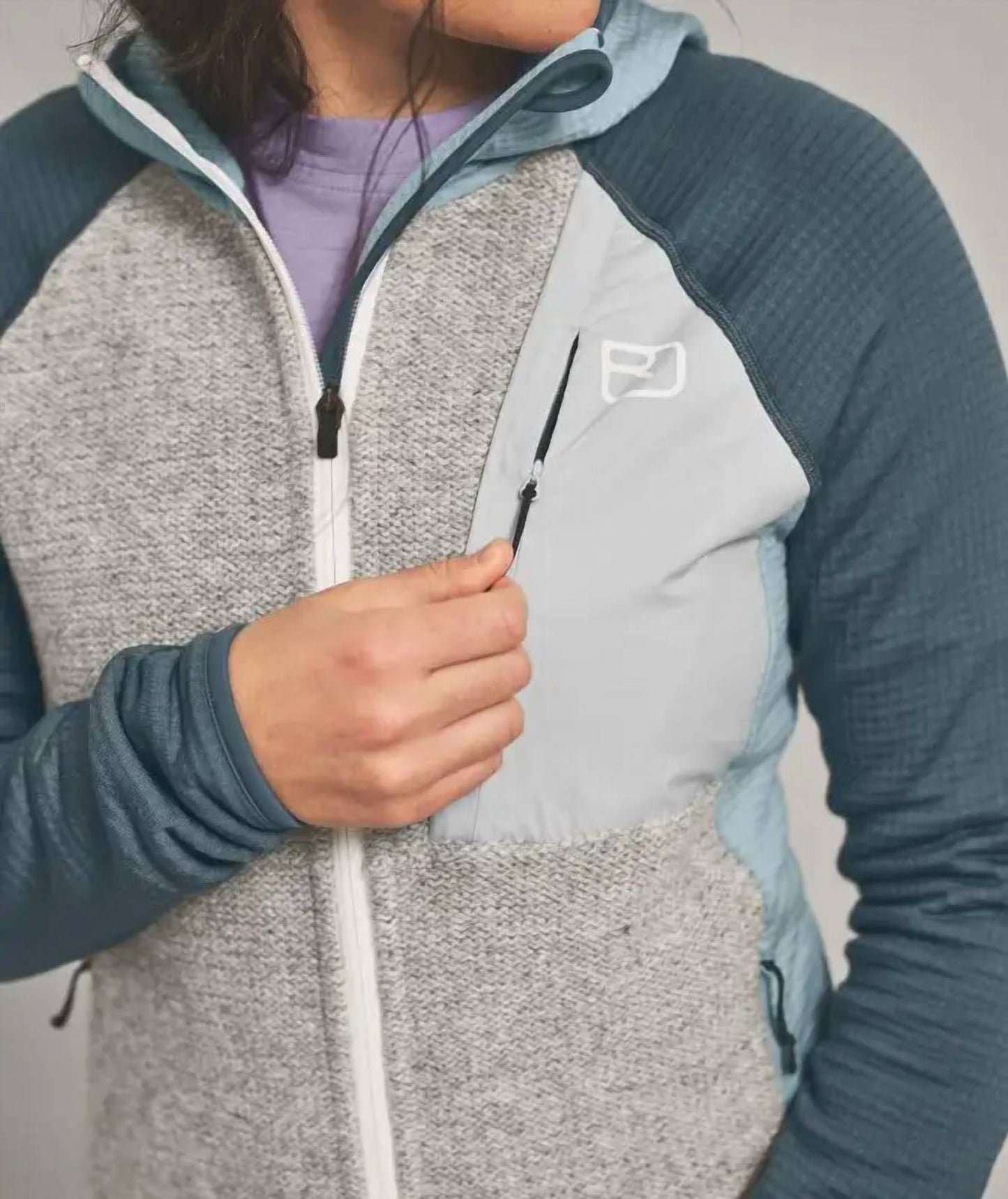 Fleece Gp Classic Knit Hoody Jacket