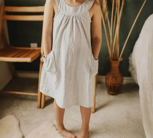 Yoke Dress With Pockets