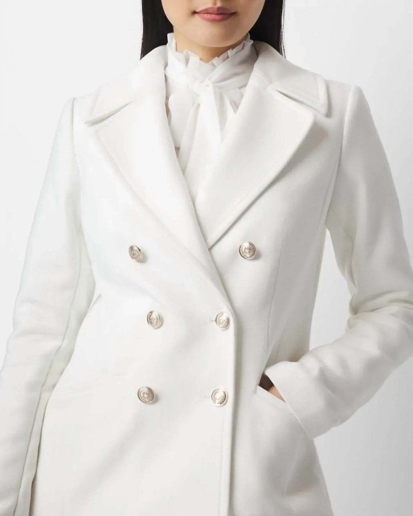 Double-breasted Peacoat Blazer