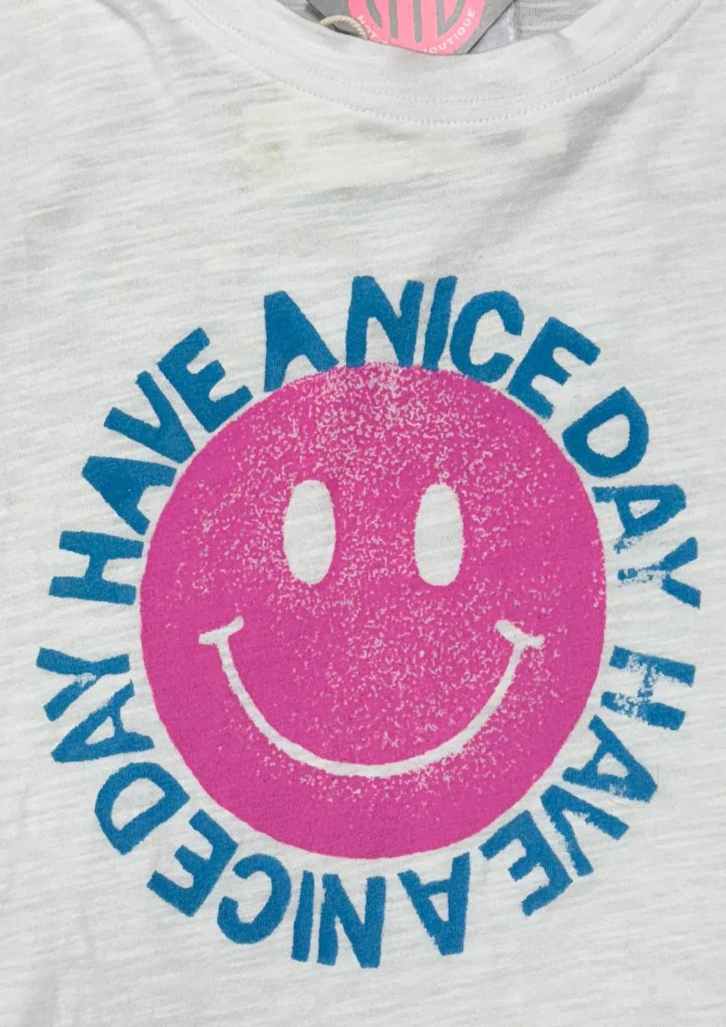 Damen-T-Shirt mit kurzem Arm „Madz Have A Nice Day“