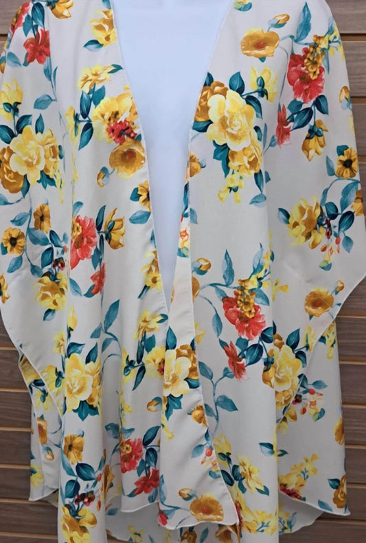Women's Floral Lightweight Shawl
