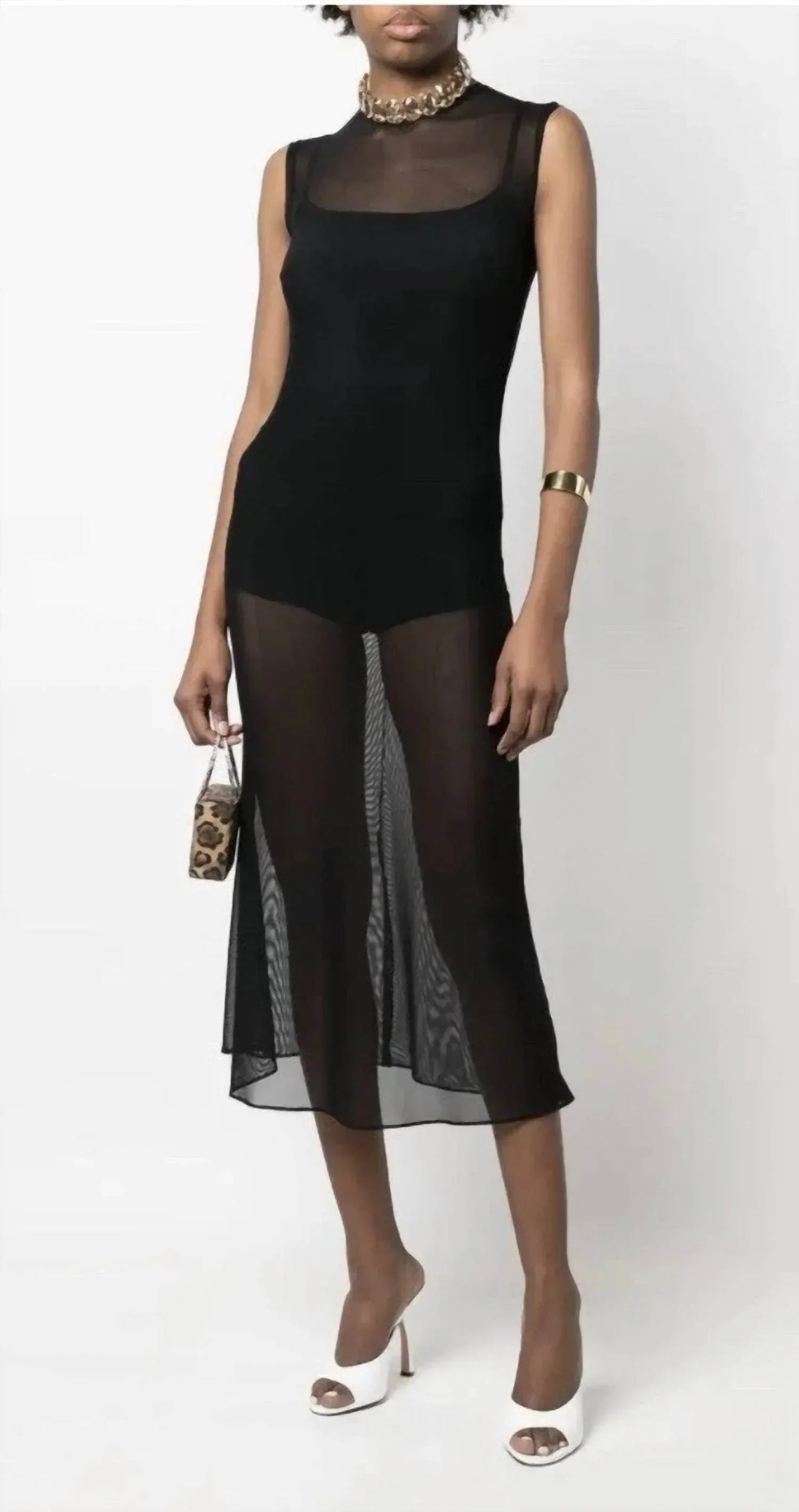 Transparentes Kleid