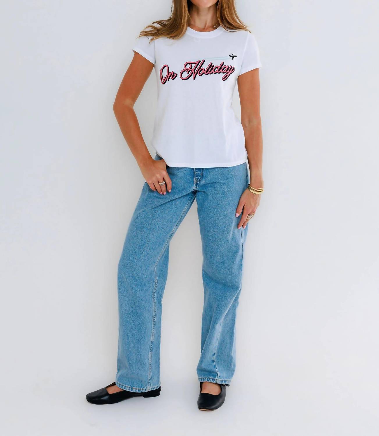 On Holiday Femme Rundhals-T-Shirt