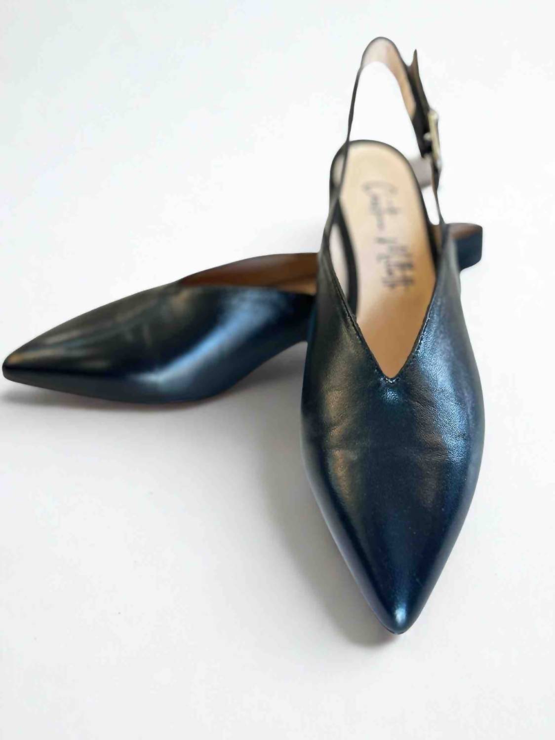 Ametista Slingback-Sandalen aus Leder für Damen
