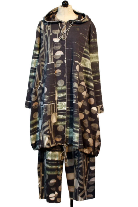 Women's Cotton Hooded Zip Front Coat