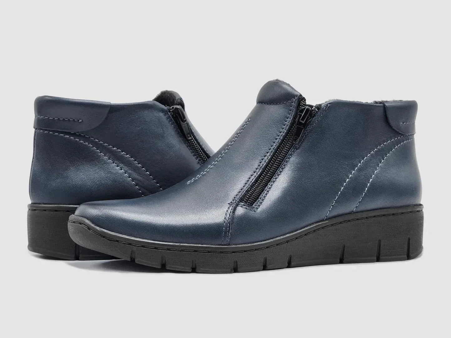 Women's Dione Zip-up Leather Boots