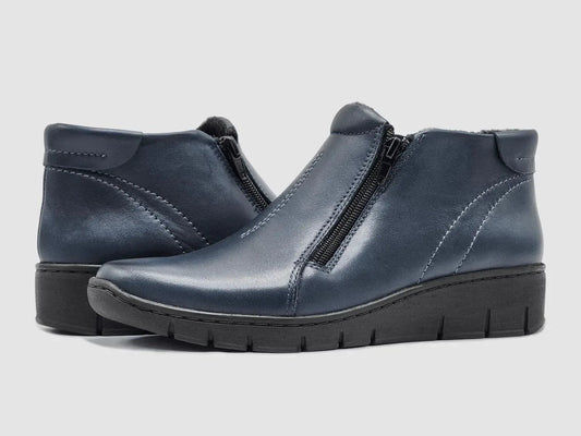 Women's Dione Zip-up Leather Boots